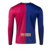 Barcelona Replica Home Shirt 2024-25 Long Sleeve